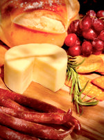 Smoked Gouda adds Soft and Mild notes of the Sweet and Slightly Nutty cheese with a tasty bit of added smokiness.  It’s Pleasure to your Pallet.  Handcrafted Snack Sticks party pleasers.  Approximately 3/4 Lb. of incredible deliciousness delivered right to your door!   9 Smokie Snack Sticks per package
